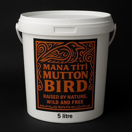 X 1 mixed grade half bucket salted mutton birds 10/13 birds.shipping cost shipped NZ Wide Flat Rate $26.50